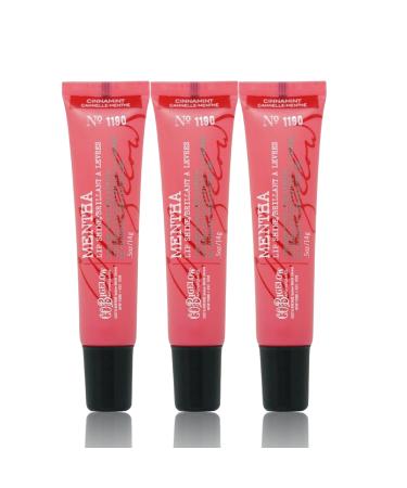 C.O. Bigelow Cinnamint Mentha Lip Shine Lip Balm Trio Lip Gloss & Balm Tubes 3 Pack 0.5 oz / 14g each - Buy Online on GoSupps.com