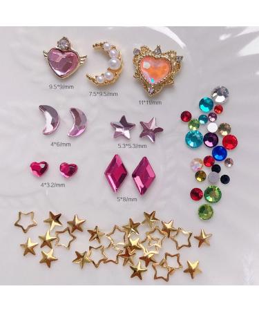 Worparsen 1 Box Nail Art Decor Shining Sailor Moon Themed Nail Decor Manicure Designs Stylish - Buy Online on GoSupps.com