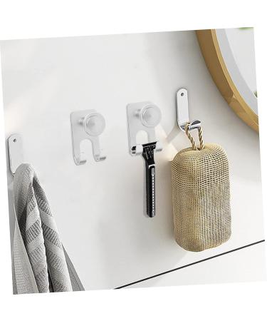 Cabilock 10 pcs No Hook Shaving Rack - Aluminum Hanging Hooks for Bathroom Razor & Bathrobe Storage Ideal for Men - Buy Online on GoSupps.com
