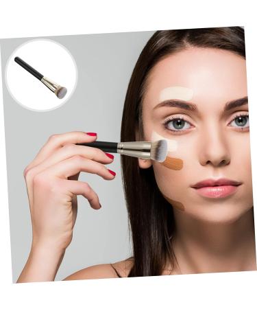 Didiseaon liquid foundation foundation stick make up cosmetic Miss makeup brush Makeup Brush Tool Cosmetic Blending Brush supplies wooden handle bevel paint tool - Buy Online on GoSupps.com