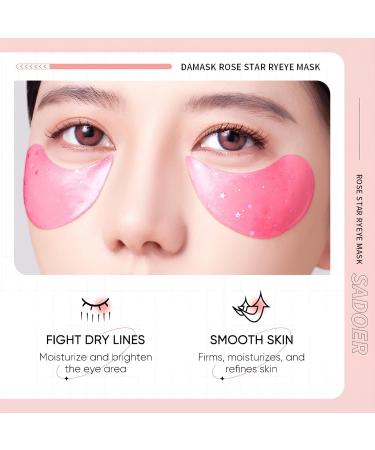 Under Eye Gel Patches for Smooth Skin Starry Eye Mask With Rose and Collagen Hydrating Under Eye Mask for Dark Circles 30 Pairs - Buy Online on GoSupps.com