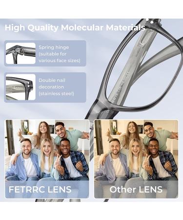 Fetrrc Blue Light Blocking Computer Readers 5 Pairs A-Mix 1.75x - Anti Glare Eyeglasses for Women/Men - Buy Online on GoSupps.com