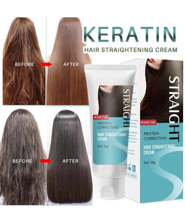 Hair Care Hair Straightener Cream 2023 New Silk & Gloss Hair Straightening Cream Protein Hair Straightening Cream Keratin Treatment Hair Straightening Cream (1 Pcs) - Buy Online on GoSupps.com