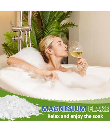 Buy 430g Magnesium Chloride Flakes - Premium Magnesium Bath Flakes & Soak for Foot & Body Relief | International Shipping Available - Buy Online on GoSupps.com