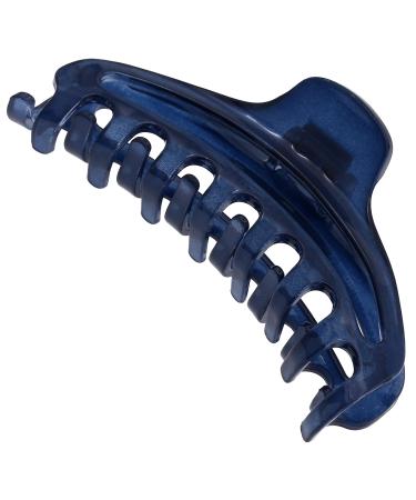 Camila Paris CP3220 French Hair Clip for Women Medium Narrow Open Girls Hair Claw Clips Jaw Fashion Durable and Styling Hair Accessories for Women Strong Hold No Slip Grip Made in France 3.5" Blue