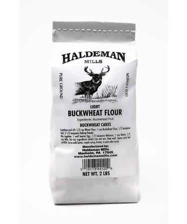 Haldeman Mills Naturally Gluten Free Light Buckwheat Flour, 2 Lb. Package (1 pack)