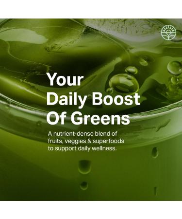 Proper The Greens Daily Boost Organic Greens Powder. Whole Food Apple Flavor Veggie Powder Superfood with Wheatgrass Spirulina Chlorella Probiotics. Daily Drink Mix for Wellness and Digestion 15 Servings - Buy Online on GoSupps.com