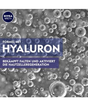 Beiersdorf NIVEA MEN AntiAge Hyaluron Hydro facial gel 50 ml moisture gel reduces even deep wrinkles quickly absorbed facial care with hyaluronic acid 100 g 2er Pack Single - Buy Online on GoSupps.com
