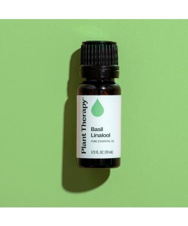 Plant Therapy Basil Linalool Essential Oil 10 mL (1/3 oz) 100% Pure Undiluted Aromatherapy for Muscle Soreness and Digestive Discomfort Basil Linalool 0.33 Fl Oz (Pack of 1) - Buy Online on GoSupps.com