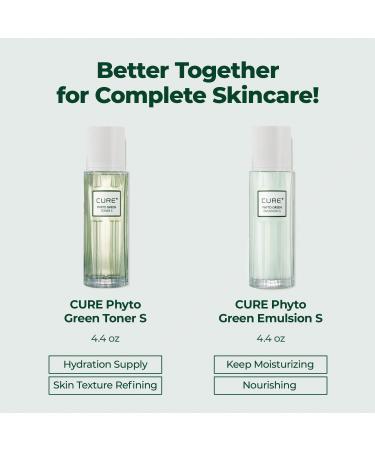 Cure Phyto Green Toner Essence with Aloe Vera & Green Tea Soothing Korean Face Toner for Sensitive Skin Alcohol-Free Hydrating Formula 4.4 fl oz. Kim Jeong Moon Aloe - Buy Online on GoSupps.com