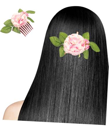 ABOOFAN Bridal Hair Accessories Flower Hair Accessories Side Combs for Women Thick Hair Flowers for Hair Flower Hair Pin Hair Comb for Women Decorate Fabric European Fashion Bridesmaid - Buy Online on GoSupps.com