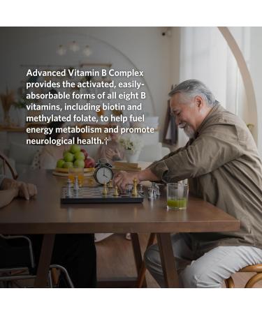 Advanced B Complex. 60 Vegetarian Capsules. Pack of 1. 60 Servings - Buy Online on GoSupps.com