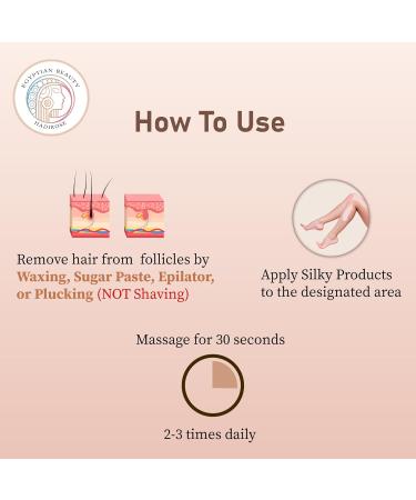 Silky Serum by Hadirose | 100% Organic Hair Removal & Growth Inhibitor | All Natural | Unisex | Pure Red Saad Oil | Scented with Rose Jasmine & Lavender | 1 Oz - Buy Online on GoSupps.com