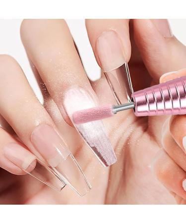 Sanding Bands for Nail Drill - 50 Pcs Pink Medium Grit with 3.1MM Mandrel Bit Set for Acrylic & Gel Nails - International Shipping - Buy Online on GoSupps.com