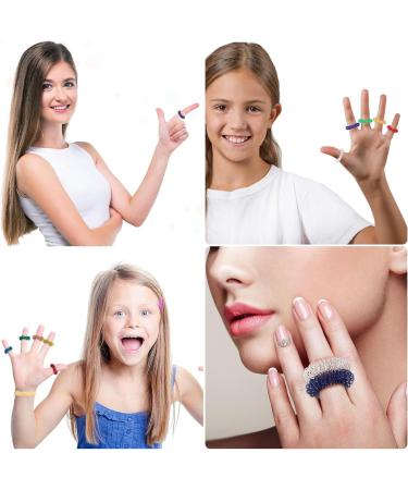 Acupressure Rings Set for Stress Relief & Massage - 10 Piece Finger & Wrist Massage Device for All Ages - Buy Online on GoSupps.com