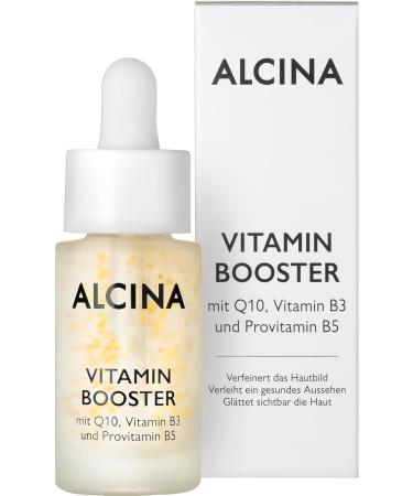Dr AS ALCINA Vitamin Booster 1 x 15 ml for a healthy visibly smooth appearance concentrated facial serum with Q10 vitamin B3 and provitamin B5 - Buy Online on GoSupps.com