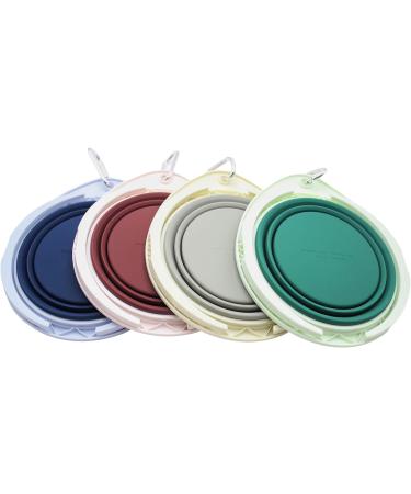 Bepetmia Foldable Reisenapf Bowl for Dogs & Cats | Portable Silicone Travel Water Bowl - 600ml Extra Thick Blue - Buy Online on GoSupps.com