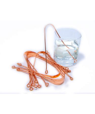 Wonder Care Ayurvedic Tongue Cleaner - Copper Tongue Scraper for Fresh Breath & Oral Hygiene | Antimicrobial & Bad Breath Solution - Buy Online on GoSupps.com