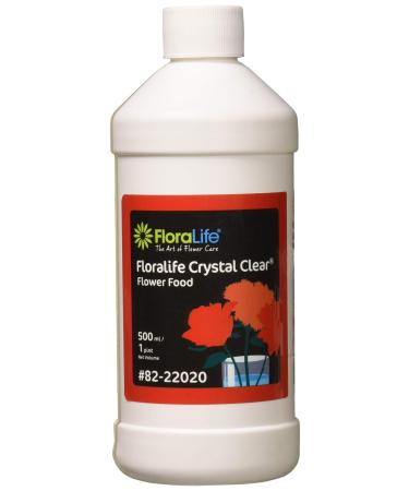 Floralife 82-22020 Floralife Crystal Clear Flower Food 300 Liquid, 500 ml/1 pt