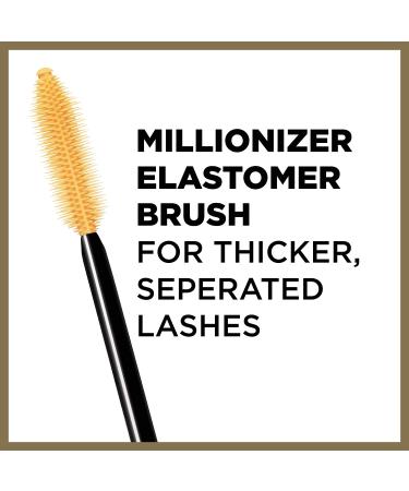 L'Oreal Voluminous Million Lashes Mascara - Blackest Black 0.3 fl oz (9 ml) - Buy Online on GoSupps.com