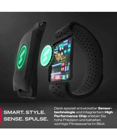 Smart Heart Rate Knife Spout Pulse Knife with Bluetooth & LED Sensor Bracelet - HRM Pulse Clock for Fitness Enthusiasts - Buy Online on GoSupps.com