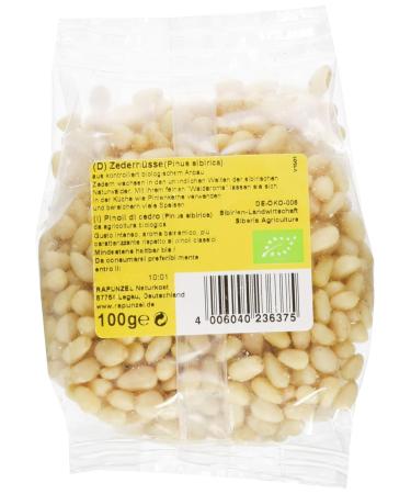 Rapunzel Organic Cedar Nuts - Premium 100g Pack | Healthy Snacks | International Shipping - Buy Online on GoSupps.com