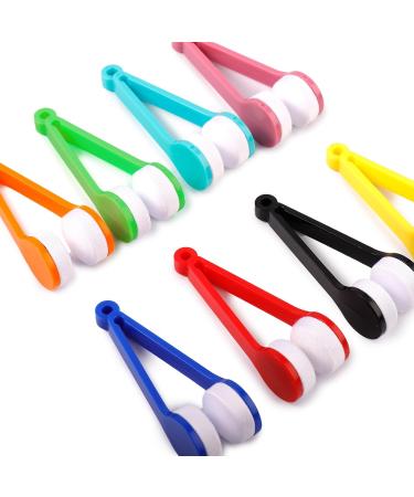 8-Piece Eyeglass Sunglass Cleaner Kit Microfiber Cleaning Tools for All Lens Types Colorful Eye Glasses Cleaner Set - Buy Online on GoSupps.com