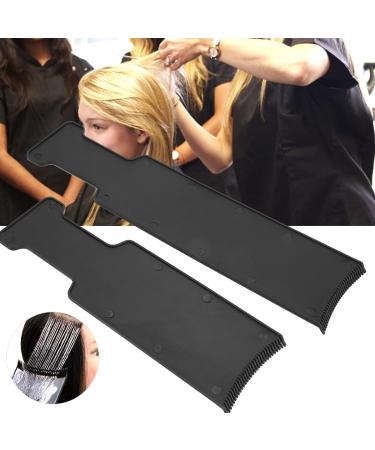 Hurrise 2-Piece Highlighting Board & Comb Set Paddle Comb for Hair Dyeing Tinting Tool for Home Salon Perfect for Color Application - Buy Online on GoSupps.com