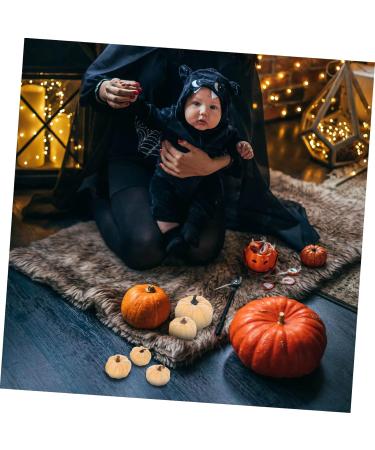 Ciieeo 10 Pcs Flannel Foam Pumpkin Fall Wedding Decor Decorative Fabric Pumpkins Harvest Pumpkins Ornament Halloween Garland Decor Faux Pumpkins Home Decor Simulation Pumpkin Autumn Set - Buy Online on GoSupps.com