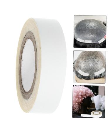 Beatifufu 1 Roll Wig Film Hair Extension Tape Wig Hairpiece Tapes Wig Tape Double Sided Tape for Lace Wigs Lace Front Wig Tape Wig Adhesive Double Sided Wig Tape Lace Front Tape White Tissue - Buy Online on GoSupps.com