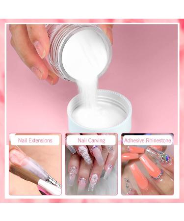 Saviland Clear Acrylic Nail Kit - Professional 4oz Acrylic Powder & 5oz Liquid Set with Nail Dehydrator - Perfect for Acrylic Nails - Buy Online on GoSupps.com