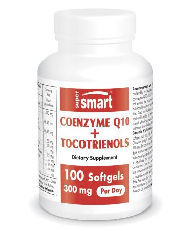 COQ10 + Tocotrienole 300 mg daily - contributes to the promotion of heart health - supports the improvement of blood circulation - contains strong antioxidants - vegan - gluten -free - Supersmart