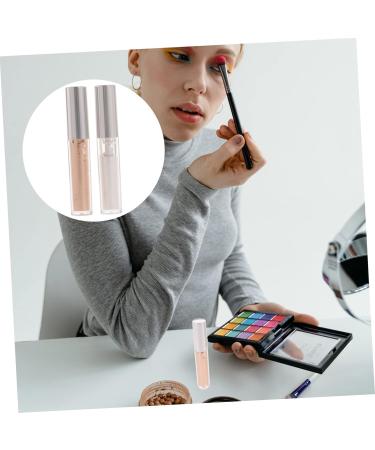 Mipcase 2pcs Liquid Eyeshadow | White & Mauve Glitter Makeup | Holographic Purple Highlighter | Quick Dry Bling Eyeshadow for Women - Buy Online on GoSupps.com