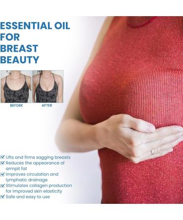 Natural Breast Enlargement Essential Oil 50ml | Moisturizing & Lifting Oil for Women & Men | Gentle Bust Tightening Solution - Buy Online on GoSupps.com