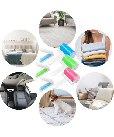 Inheming 6 Set Washable Lint Roller & Reusable Animal Hair Remover - Effective Cat & Dog Hair Removal for Sofa Car Bed & Clothing - Buy Online on GoSupps.com