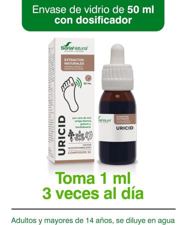 Soria Natural Composor 32 Uricid Complex S Xxi 50 ml - Buy Online on GoSupps.com