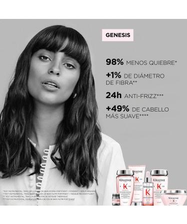 K RASTASE Genesis - Cure Anti-Chute Fortifiante - Traitement Enrichi en Aminexil - Formule L g re Sans Rin age - Cheveux Fins Cassants & Fragiles - Aide la Repousse - R sultats visibles rapidement 10x6ml - Buy Online on GoSupps.com