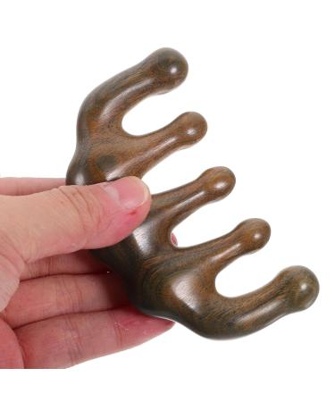Baluue Wooden Scalp Massage Comb - Antistatic Chinese Style Wide-Tooth Hair Growth Comb for Women - Buy Online on GoSupps.com