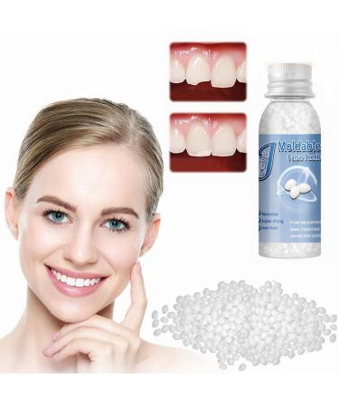Provisional dentures dentures prosthesis temporary tooth repair set vampires fake dentures for Halloween cosplay 30ml
