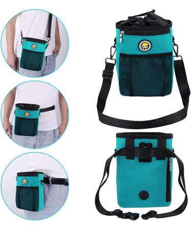 Waterproof Dog Food Bag - XL Blue | Perfect for Treats & Agility Training | Ideal for Feeding & Dog Training - Buy Online on GoSupps.com