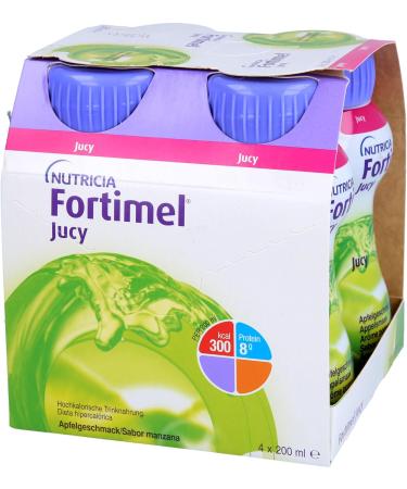 FORTIMEL Fortimel Juicy Pomme - 4 x 200 ml - Buy Online on GoSupps.com