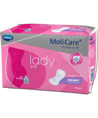 Molicare Premium Lady Pads - Incontinence Inserts for Women | Aloe Vera 168 Pieces 4.5 Drops - International Shipping Available - Buy Online on GoSupps.com