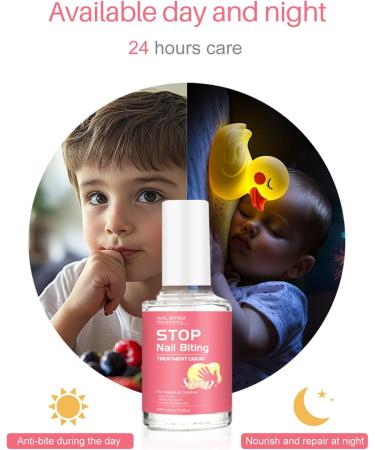  Tewzafiya Stop sucking the thumb preventing nail biting nail polish anti-bite nail polish - prevent finger sucking stop biting your nails for nail - Buy Online on GoSupps.com