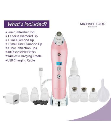 Michael Todd Beauty Sonic Refresher - Wet/Dry Sonic Microdermabrasion System - Buy Online on GoSupps.com
