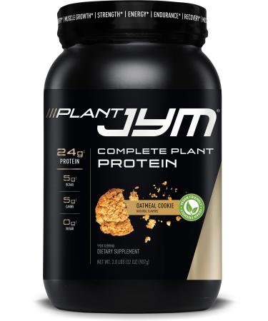 JYM Supplement Science Plant Jym Oatmeal Cookie, 2 Lb, Oatmeal Cookie, 2 Pound Oatmeal Cookie 2 Pound (Pak of 1) - Buy Online on GoSupps.com