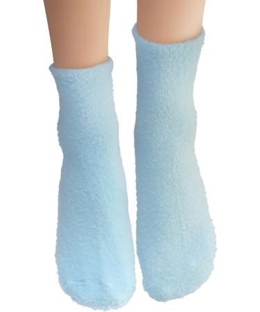 Shop Earth Therapeutics Blue Aloe Infused Foot Therapy Socks | International Shipping Available - Buy Online on GoSupps.com