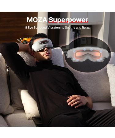 Heated Eye Mask for Sleep Eye Massager with Heat & Vibration | Mindfulness & Travel Blackout Mask | Perfect Gift for Men & Women - Buy Online on GoSupps.com