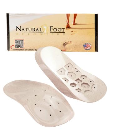 Natural Foot Orthotics Arch Support Insole for High Arches   Made with Semi-Rigid Material | Plantar Fasciitis Relief Arch Support Shoe Inserts Made in USA | Podiatrist Approved | Original Stabilizer Original Men's 14-14...