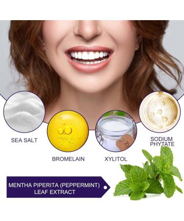 Purple Whitening Toothpaste Violet Teeth Whitening Oral Cleaning Toothpastes For Teeth Whitening Color Corrector Serum Included Teeth Whitening Booster (1) - Buy Online on GoSupps.com