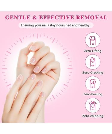 Nail Glue Remover for Press on Nails 60ml Vitamin E False Nail Remover for Fake Nails Nail Polish Remover Acrylic Nail Tips with Cuticle Pusher Adhesive False Nail Remover Accessories for Nail Art - Buy Online on GoSupps.com